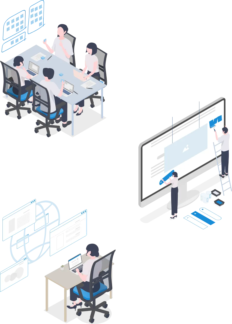 Web制作のコンセプトイメージ